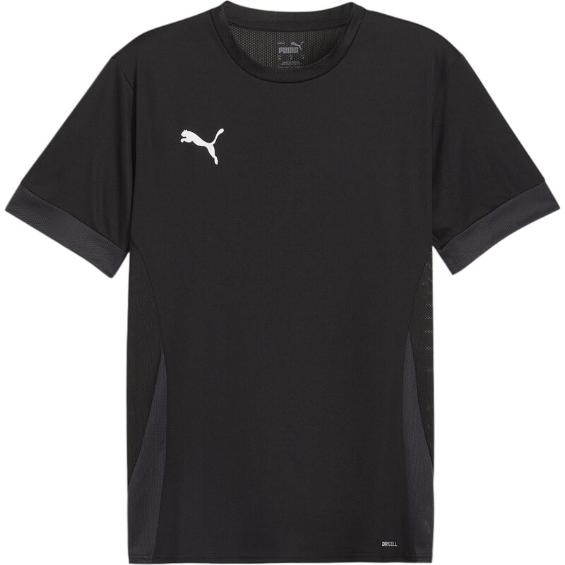 PUMA Funkční tričko černá / bílá