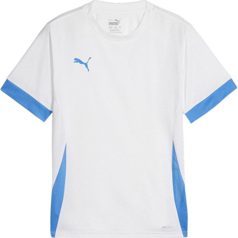 PUMA Funkční tričko nebeská modř / bílá
