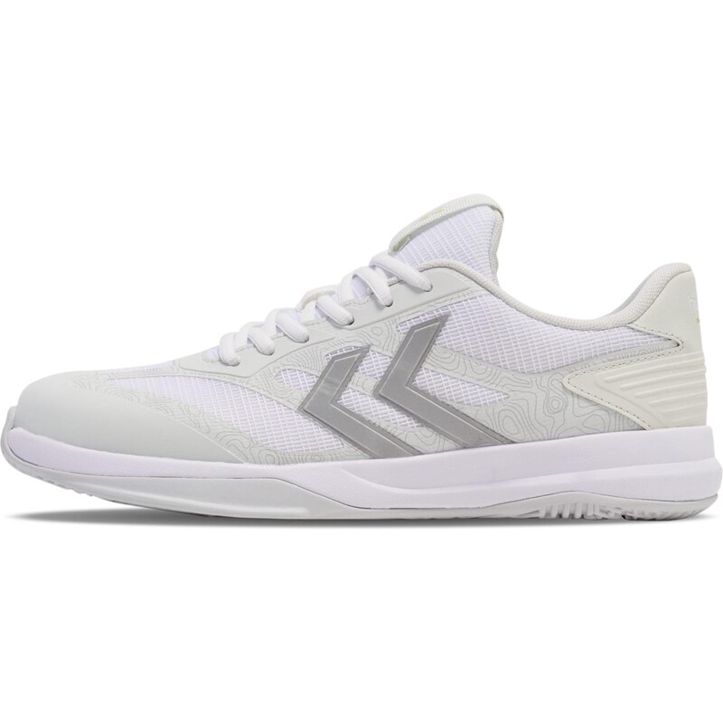 Hummel Sportovní boty Dagaz světle šedá / bílá