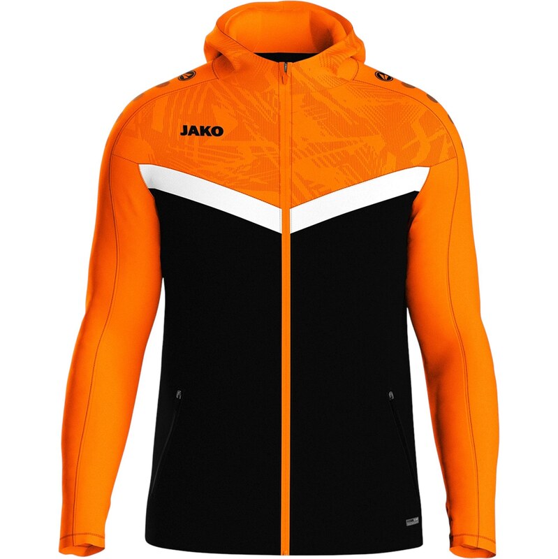 JAKO Sportovní bunda oranžová / černá / bílá