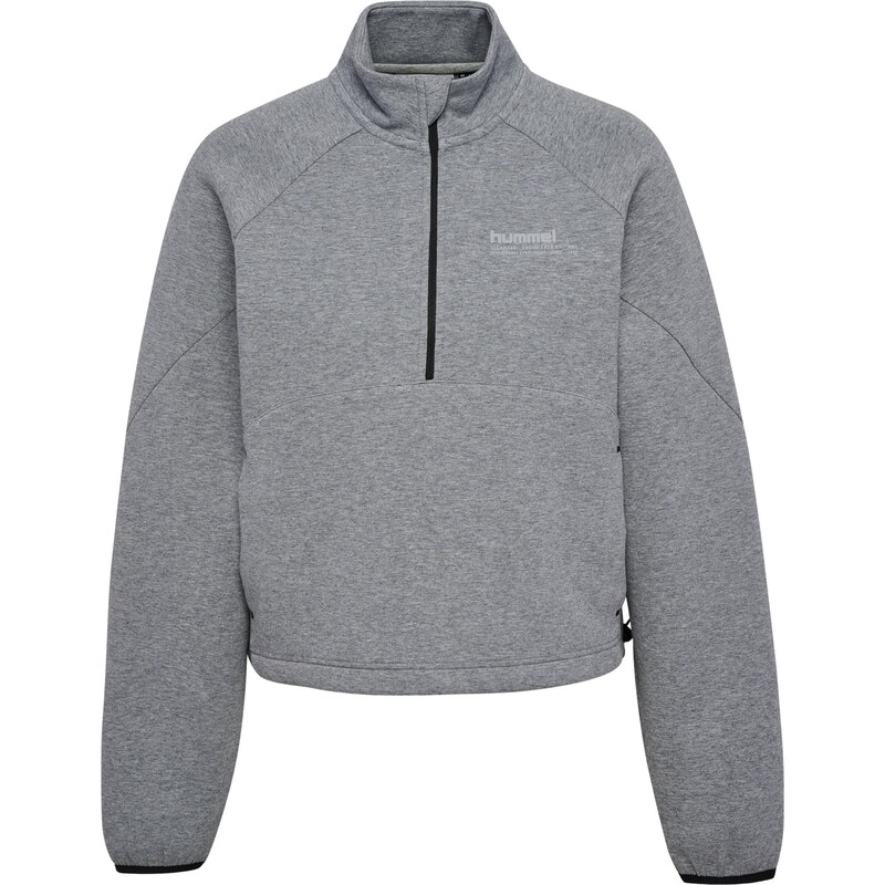 Hummel Sportovní mikina Tech Fleece šedý melír