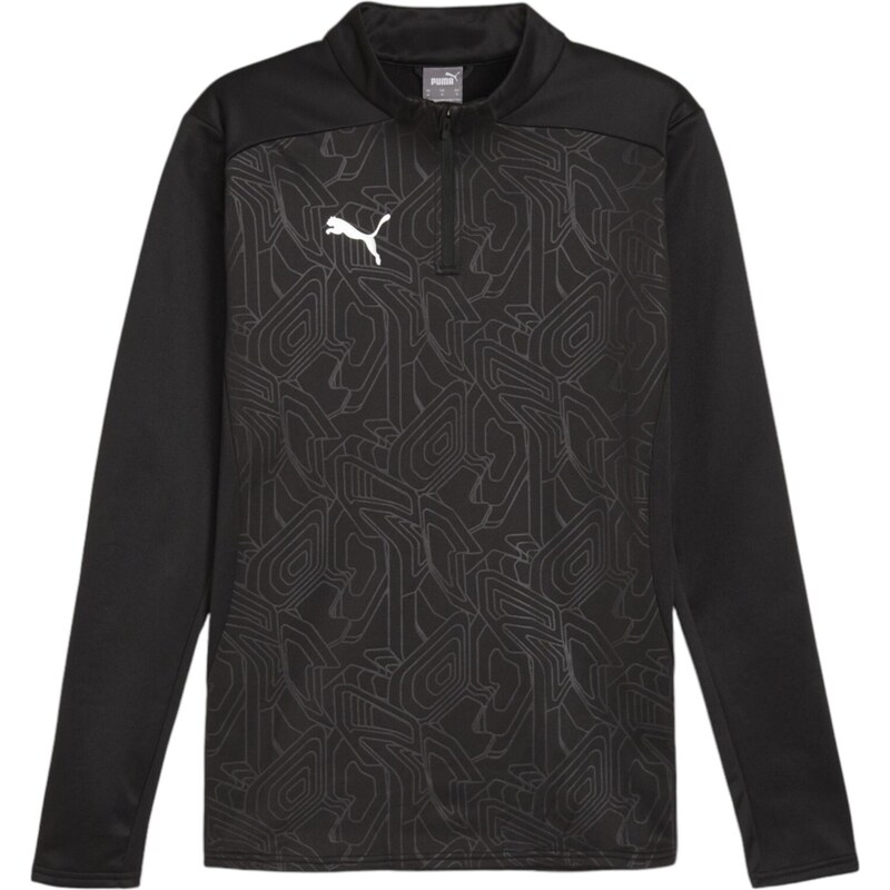 PUMA Sportovní mikina tmavě šedá / černá