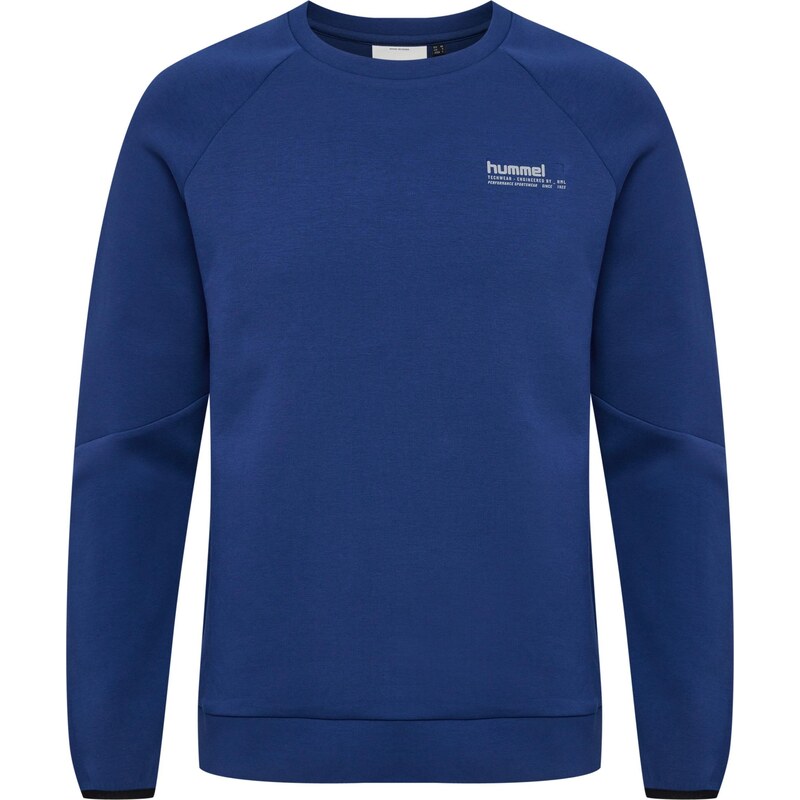 Hummel Sportovní mikina Tech Fleece enciánová modrá / režná
