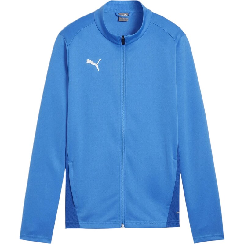 PUMA Sportovní bunda TeamGoal modrá / enciánová modrá / bílá
