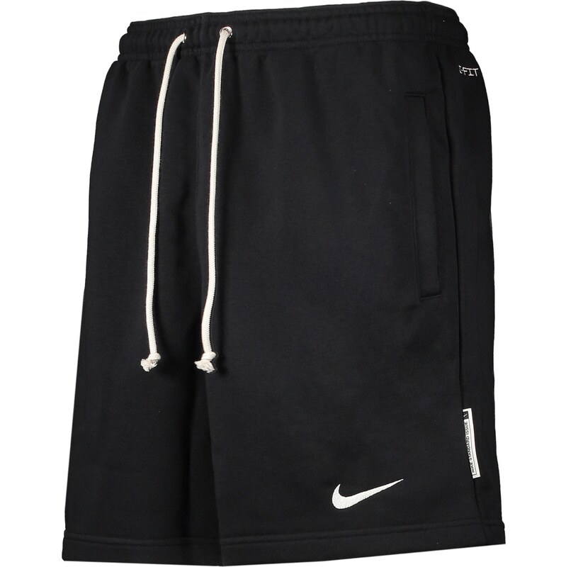NIKE Sportovní kalhoty černá / bílá