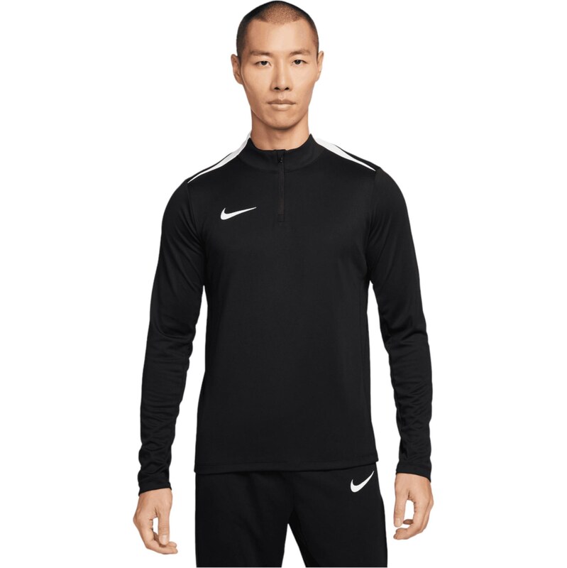 NIKE Funkční tričko černá / bílá