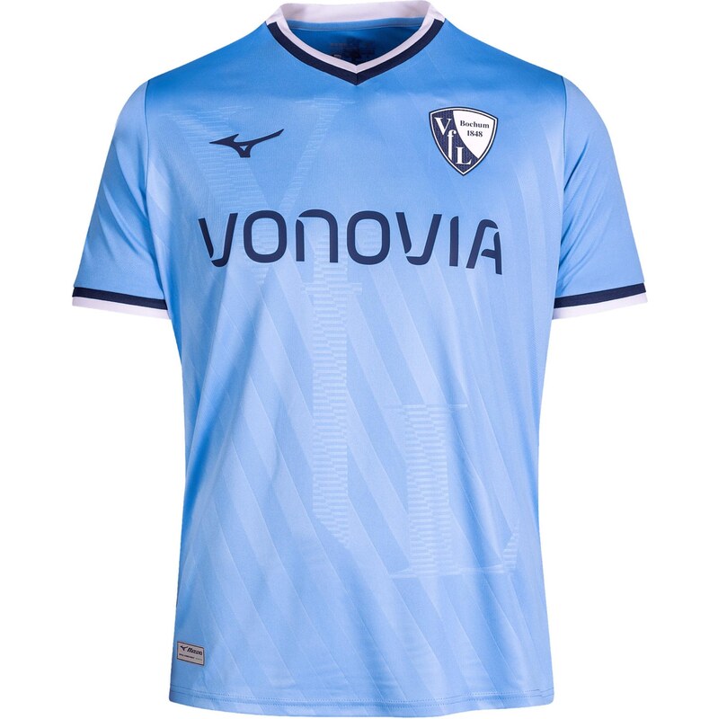 MIZUNO Funkční tričko námořnická modř / azurová / nebeská modř / bílá 115221616