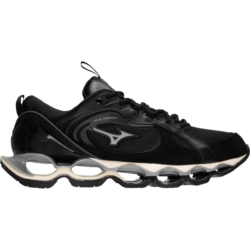MIZUNO Běžecká obuv stříbrně šedá / černá