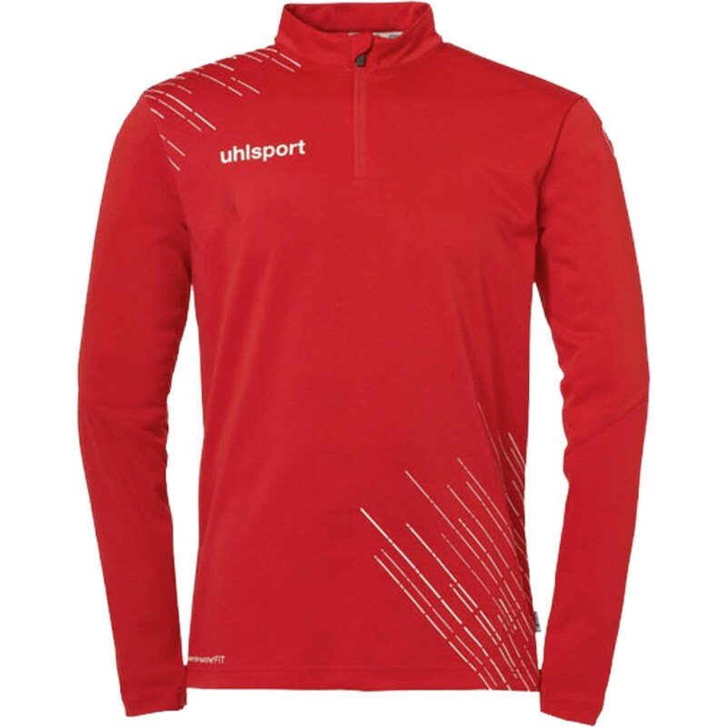 UHLSPORT Sportovní mikina červená / bílá