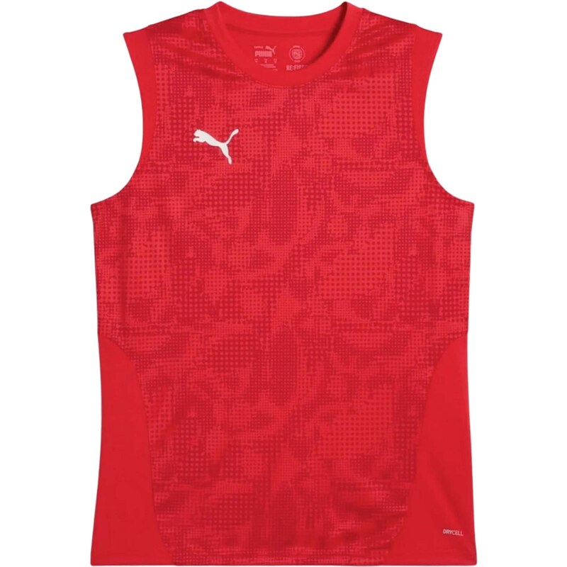 PUMA Trikot teamCUP červená / bílá