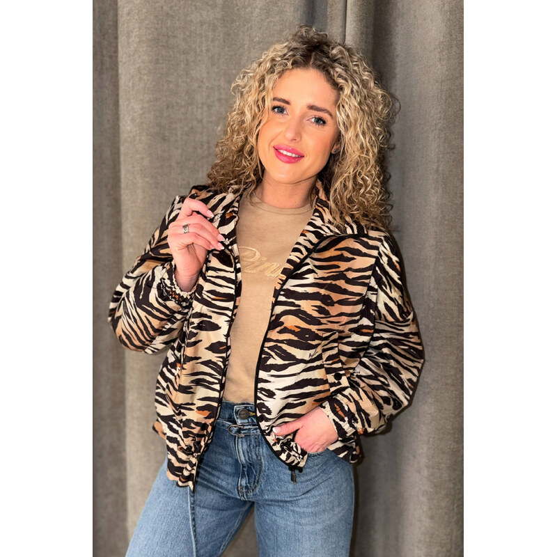 Dámská bunda PINKO DOTTY 106264A333ZC8 zvířecí