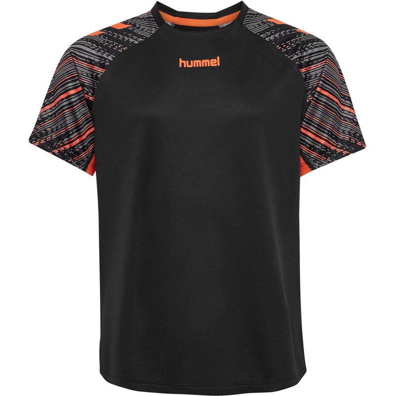 Hummel Funkční tričko tmavě šedá / oranžová / černá 113485147