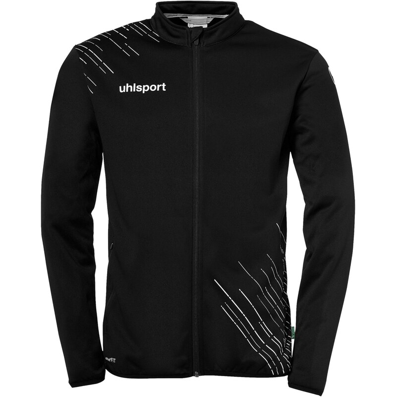 UHLSPORT Sportovní bunda černá / bílá
