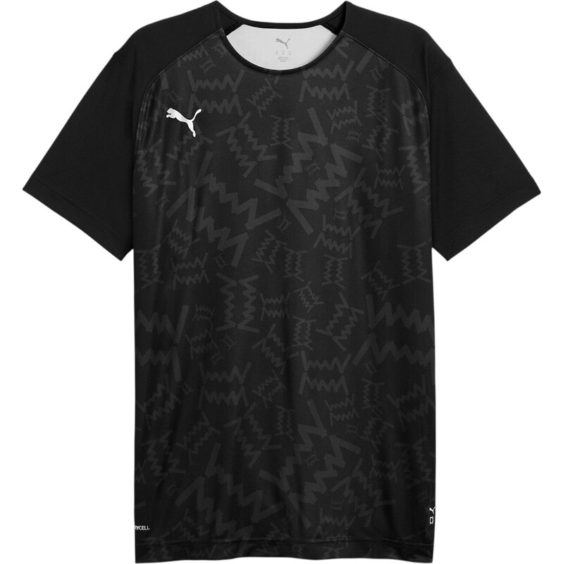 PUMA Funkční tričko Teamjaws tmavě šedá / černá