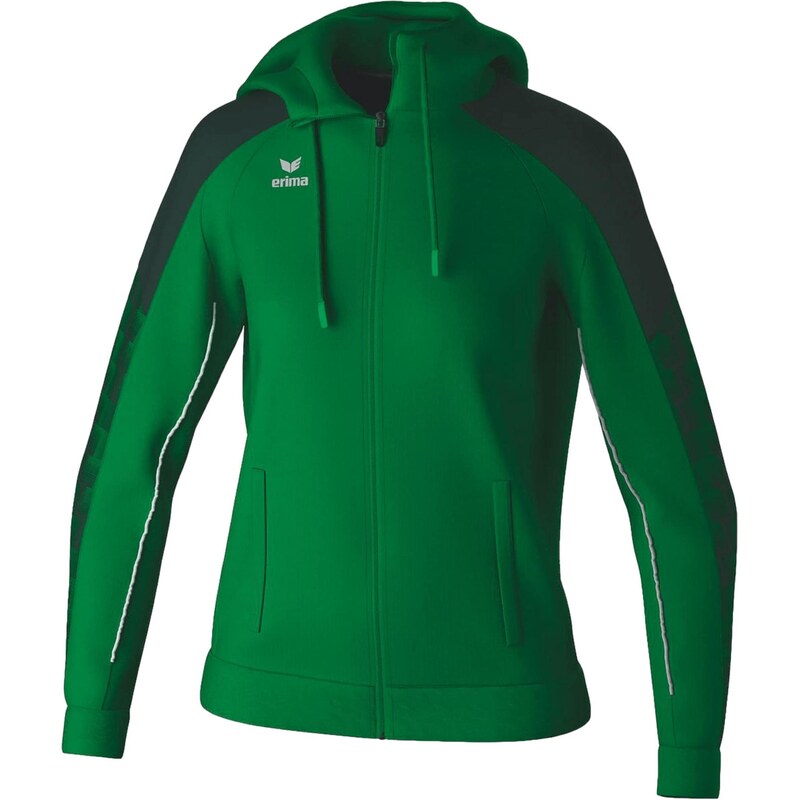 ERIMA Sportovní bunda Evo Star zelená / černá