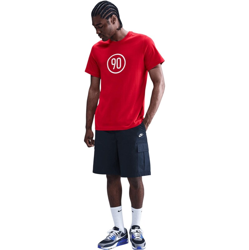 NIKE Funkční tričko Total 90 červená / bílá