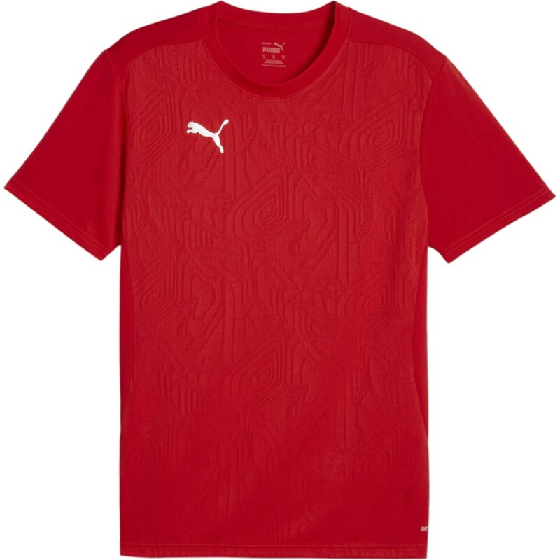 PUMA Funkční tričko červená / bílá