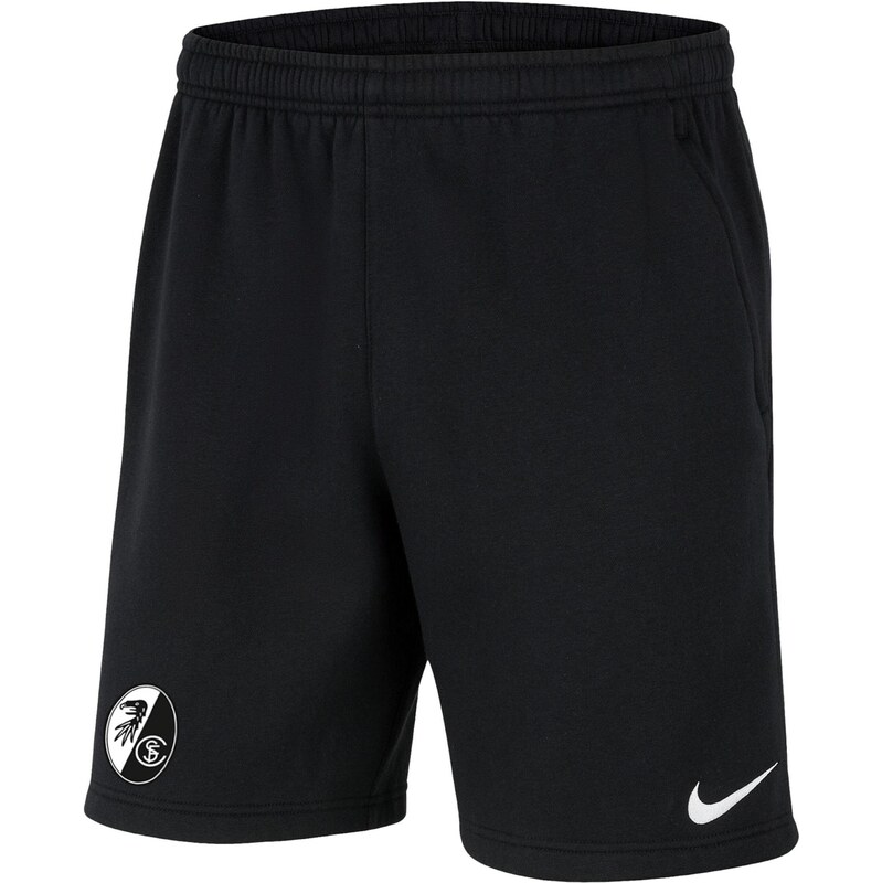 NIKE Sportovní kalhoty černá / bílá