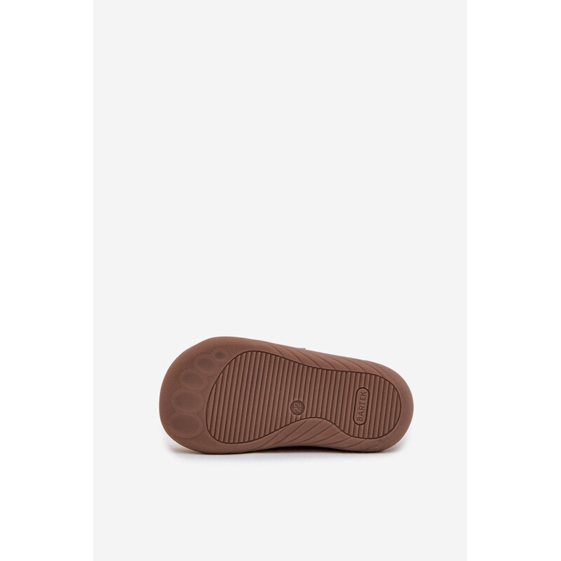 Kožené dětské polobotky Barefoot s Medvídkem model 21958971