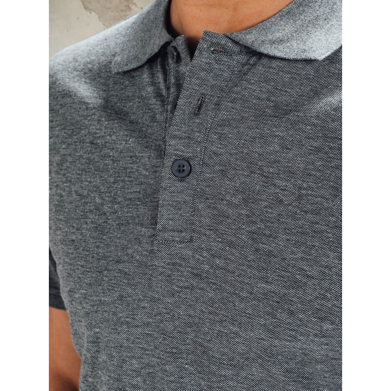 Pánské tmavě šedé polo tričko Dstreet model 21964613 -