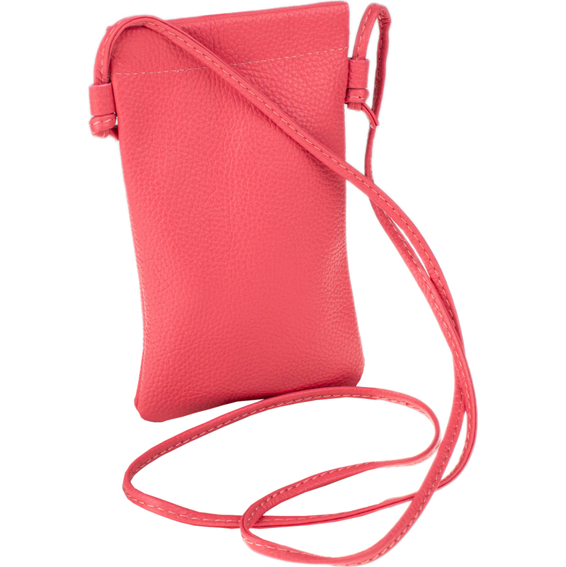Růžová kožená italská crossbody kabelka Mia Barbie NovaKabelka