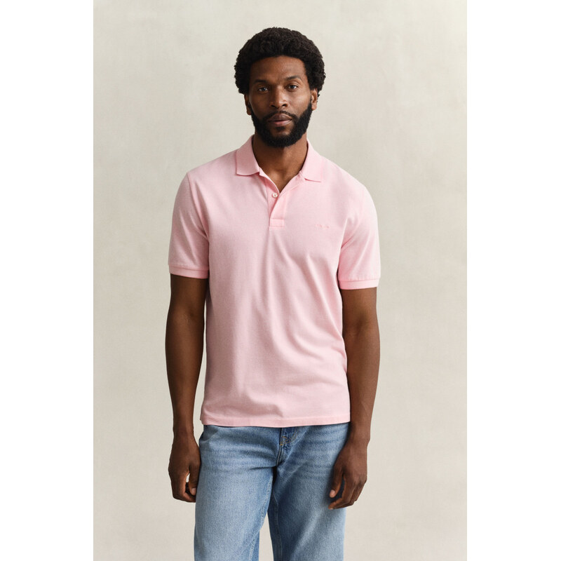 POLOKOŠILE GANT 2 TONE SS POLO WASHED PINK