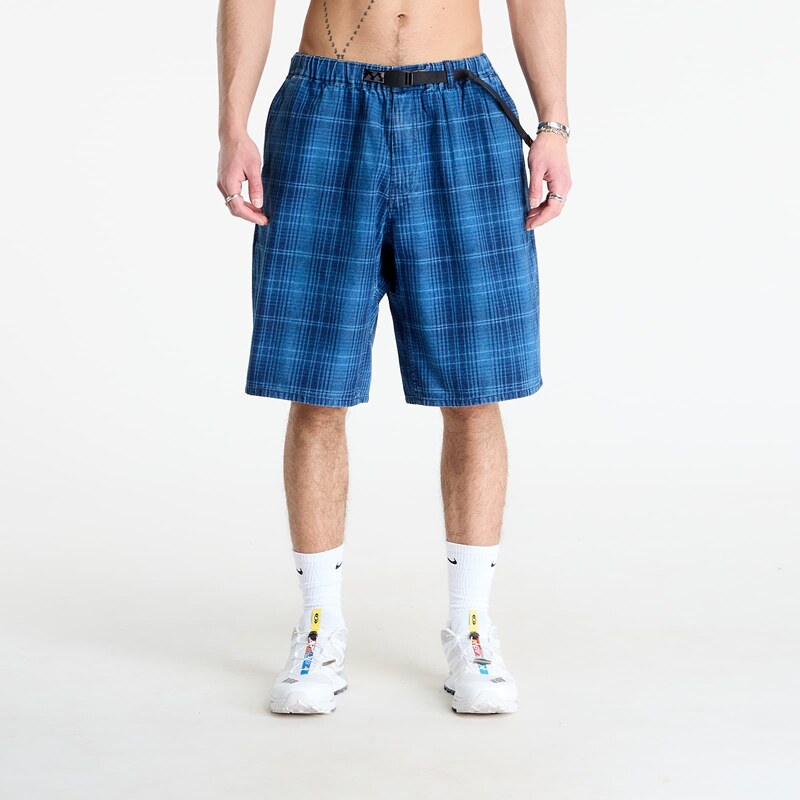 Šortky Gramicci Lagoon Short Denim Plaid Indigo Checkered Plaid