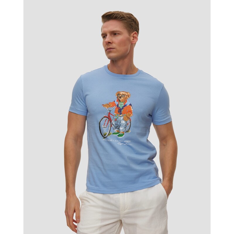 Modré Pánské Tričko Polo Ralph Lauren