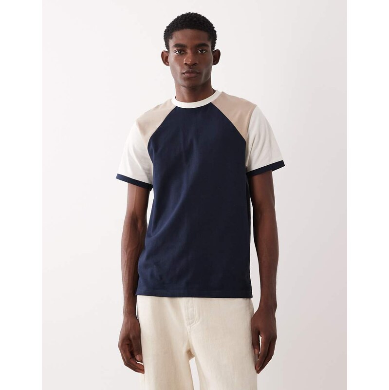 ASOS DESIGN heavyweight regular fit t-shirt with contrasts