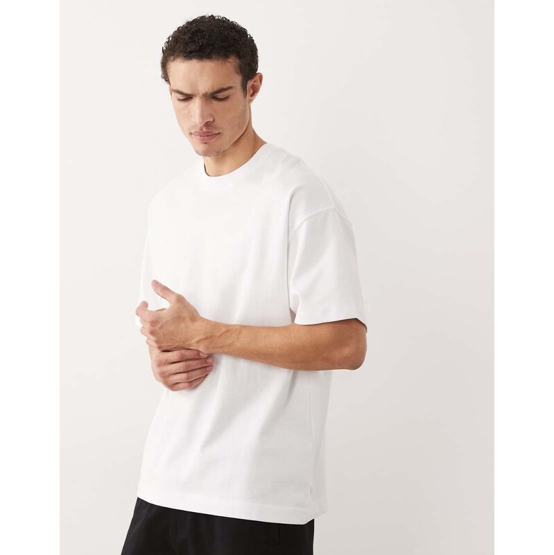 Jack & Jones oversized breathable t-shirt in white