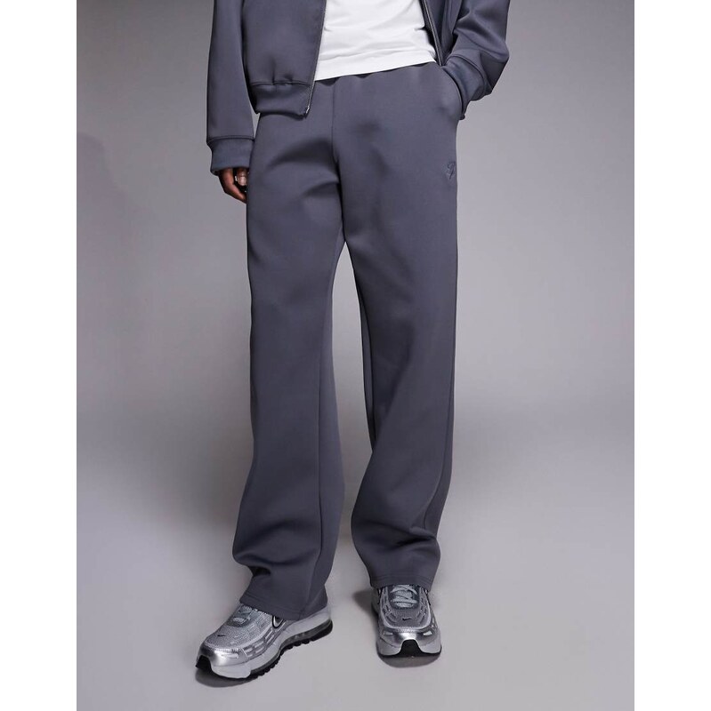 Liquor N Poker scuba-style fabric straight jogger co-ord in