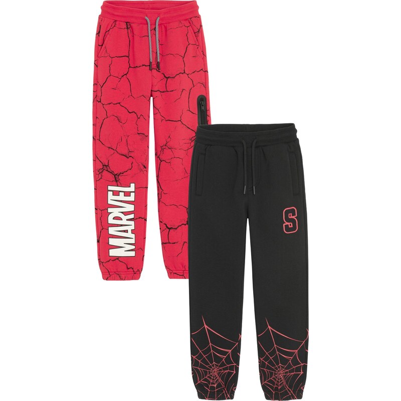 Cool Club Sportovní kalhoty SPIDER-MAN červená / černá