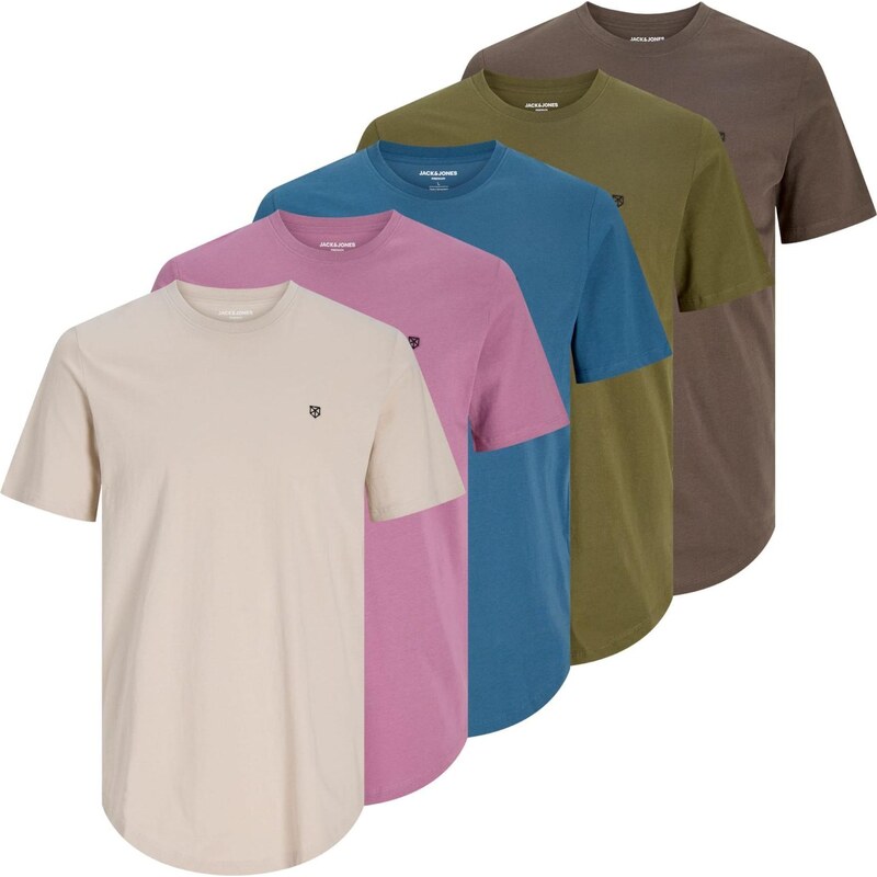 Jack & Jones Premium Tričko JPRBLABRODY TEE SS CREW NECK 5-PACK