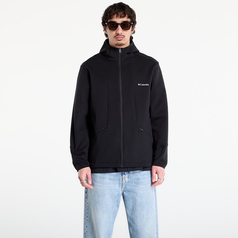 Mikina Columbia Tech Spacer Knit Hoodie Black/ Black M