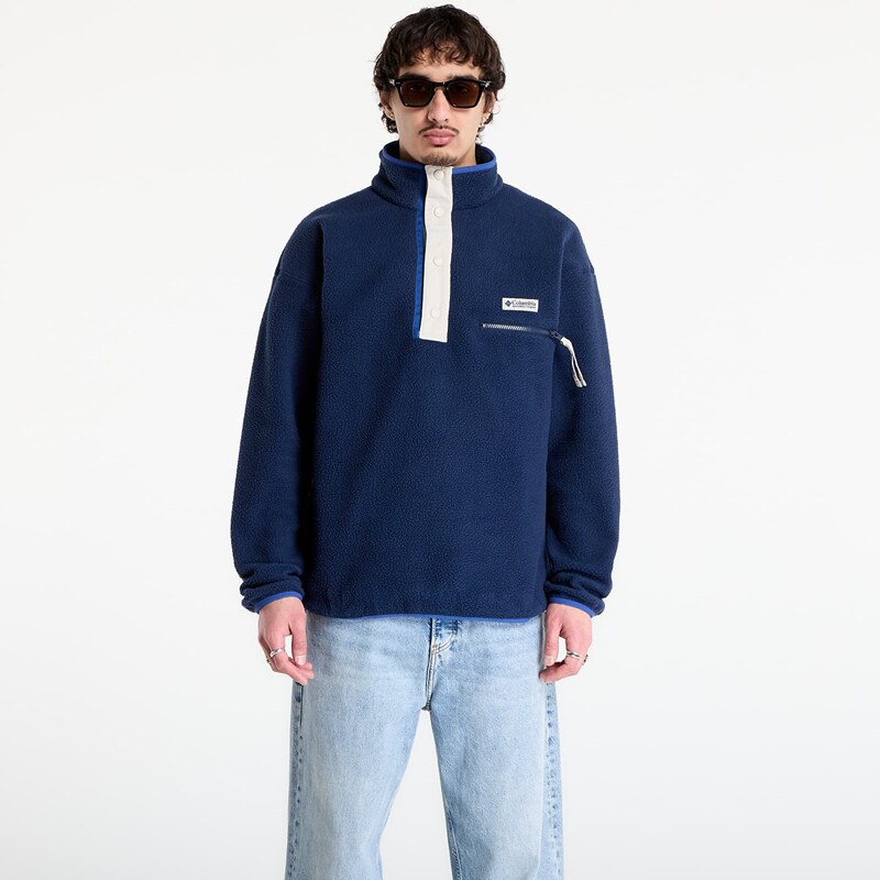 Mikina Columbia Helvetia II Half Snap Fleece Collegiate Navy XL
