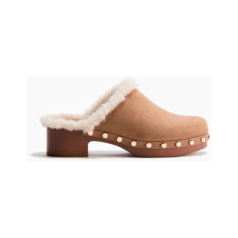 H&M - Zateplené dřeváky - béžová 113501719