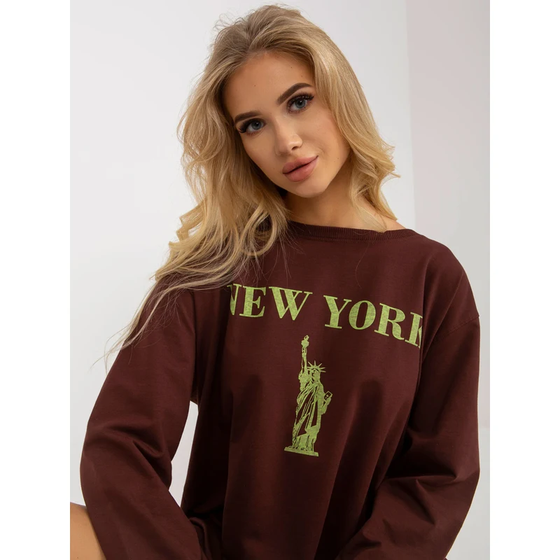 FPrice Mikina VI BL 3212.15X tmavě hnědá