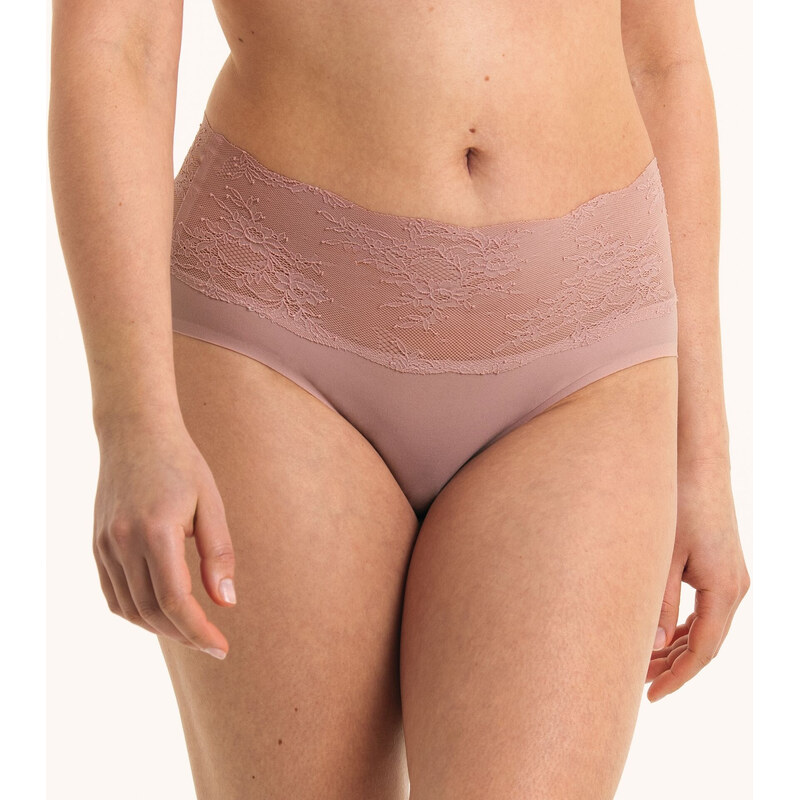Essential Lace vyšší střih 1304 rosewood - Anita Classix