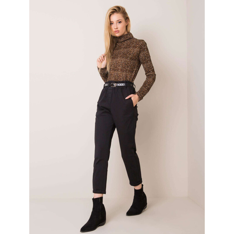 Dámské kalhoty DHJ SP 2312.94P černé - FPrice