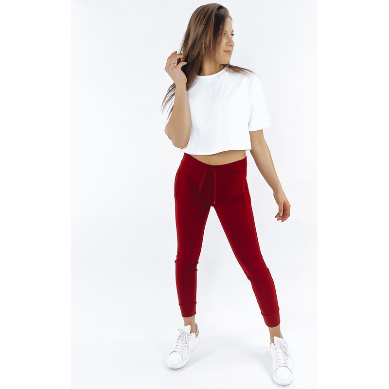 Dámské tepláky FITS červené model 21962430 - FashionStreet