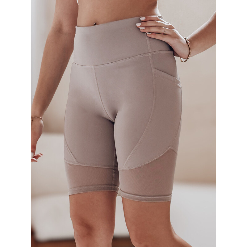 Dámské cyklistické šortky BIKELINE cappuccino FashionStreet SY0421 113510869