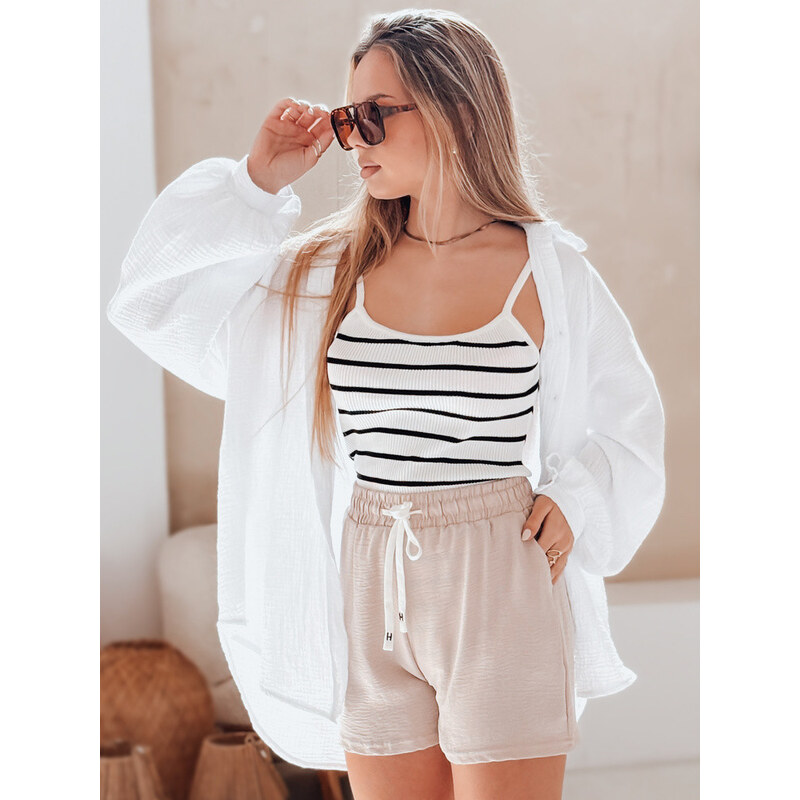 Dámské šortky HOT VIBE khaki FashionStreet SY0441 113510925