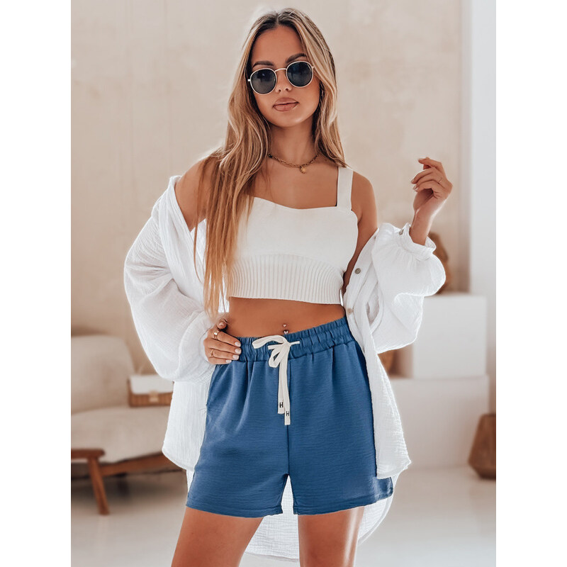 Dámské šortky HOT VIBE blue FashionStreet SY0440 113510924