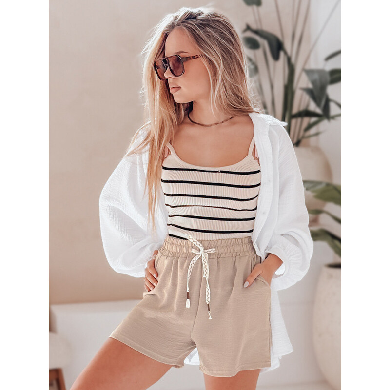 Dámské šortky NOT TOMORROW khaki FashionStreet SY0447 113510932