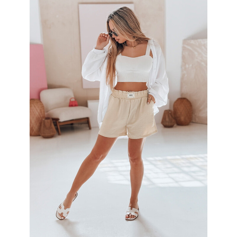 Dámské šortky OWN STYLE beige FashionStreet SY0453 113510937
