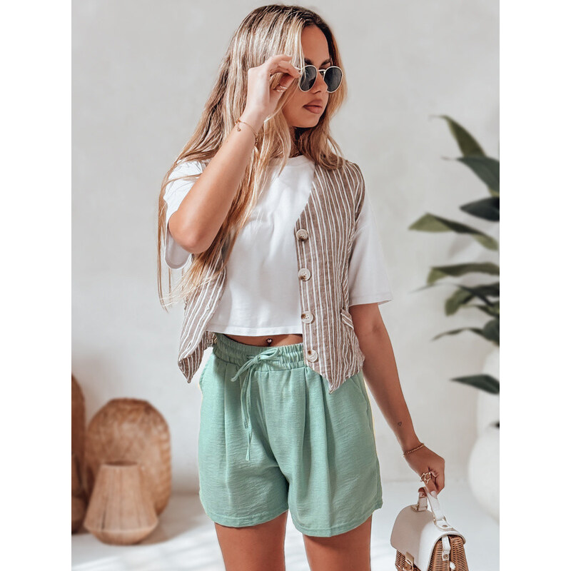Dámské šortky RELAX TIME green FashionStreet SY0461 113510946