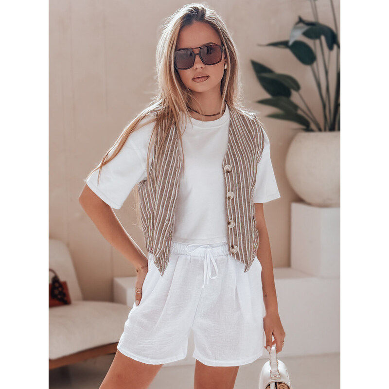 Dámské šortky RELAX TIME white FashionStreet SY0462 113510947