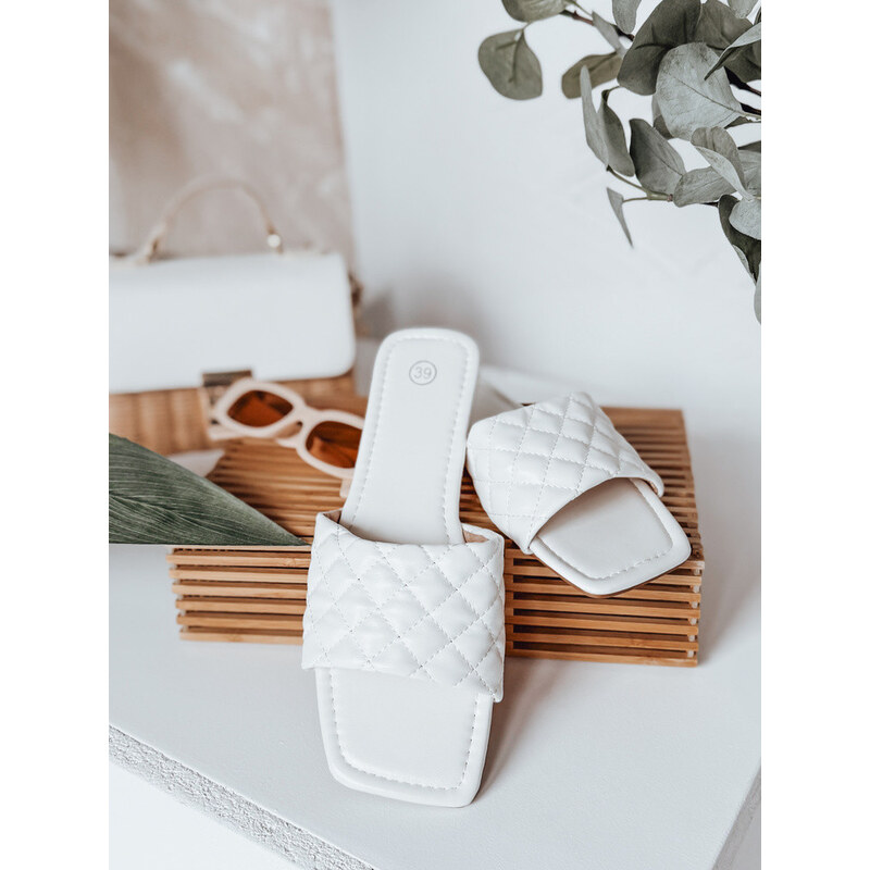 Dámské žabky SATELIVA white FashionStreet ZY0970