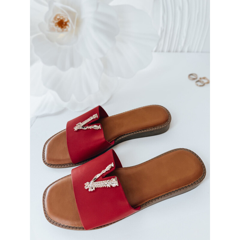 Dámské žabky SOLVINA red FashionStreet ZY0960