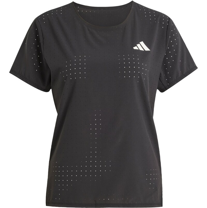 ADIDAS PERFORMANCE Funkční tričko Adizero černá / bílá